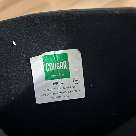 Never worn rubber Cougar boots!! - Picture 3 of 4